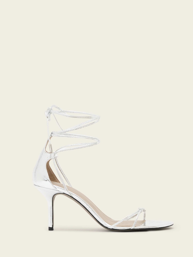 AllSaints Grey Ali Sandals - Image 2 of 6