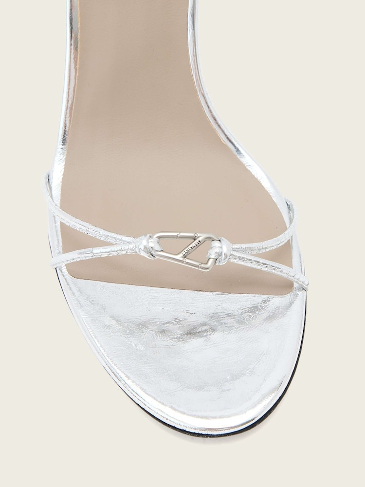 AllSaints Grey Ali Sandals - Image 6 of 6