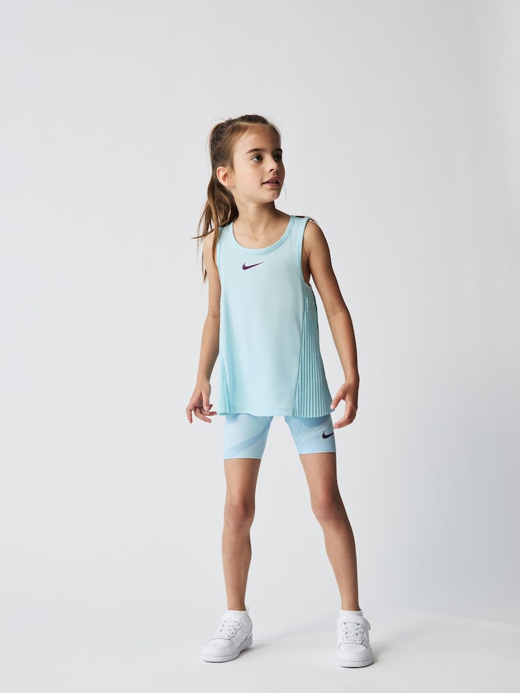 Nike Blue Little Kids Prep In Your Step T-Shirt and Shorts Set - Image 1 of 8