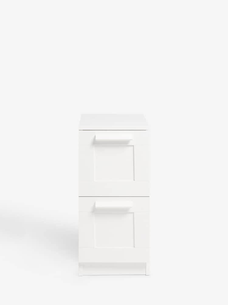 White Flynn Set of 2 Bedside Table - Image 10 of 10