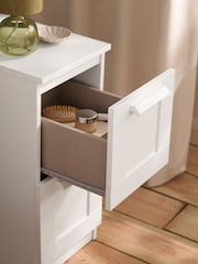 White Flynn Set of 2 Bedside Table - Image 3 of 10