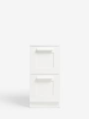 White Flynn Set of 2 Bedside Table - Image 6 of 10