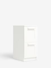 White Flynn Set of 2 Bedside Table - Image 7 of 10