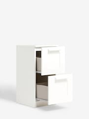 White Flynn Set of 2 Bedside Table - Image 8 of 10