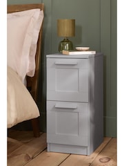 Grey Flynn Set of 2 Bedside Table - Image 1 of 10