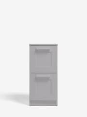 Grey Flynn Set of 2 Bedside Table - Image 5 of 10