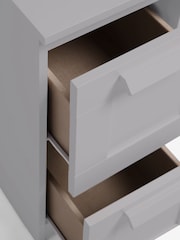 Grey Flynn Set of 2 Bedside Table - Image 8 of 10