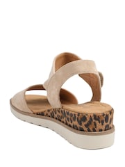 Pavers Cream Cushioned Touch-Fasten Sandals - Image 3 of 5