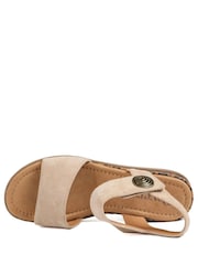 Pavers Cream Cushioned Touch-Fasten Sandals - Image 4 of 5