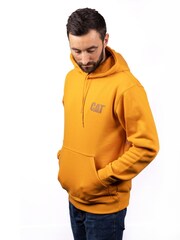 Caterpillar Yellow Trademark Banner Hoodie - Image 3 of 5