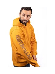 Caterpillar Yellow Trademark Banner Hoodie - Image 4 of 5