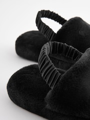 Черный искусственный мех - Slippers and Eye Mask Set - Изображение 5 из 5