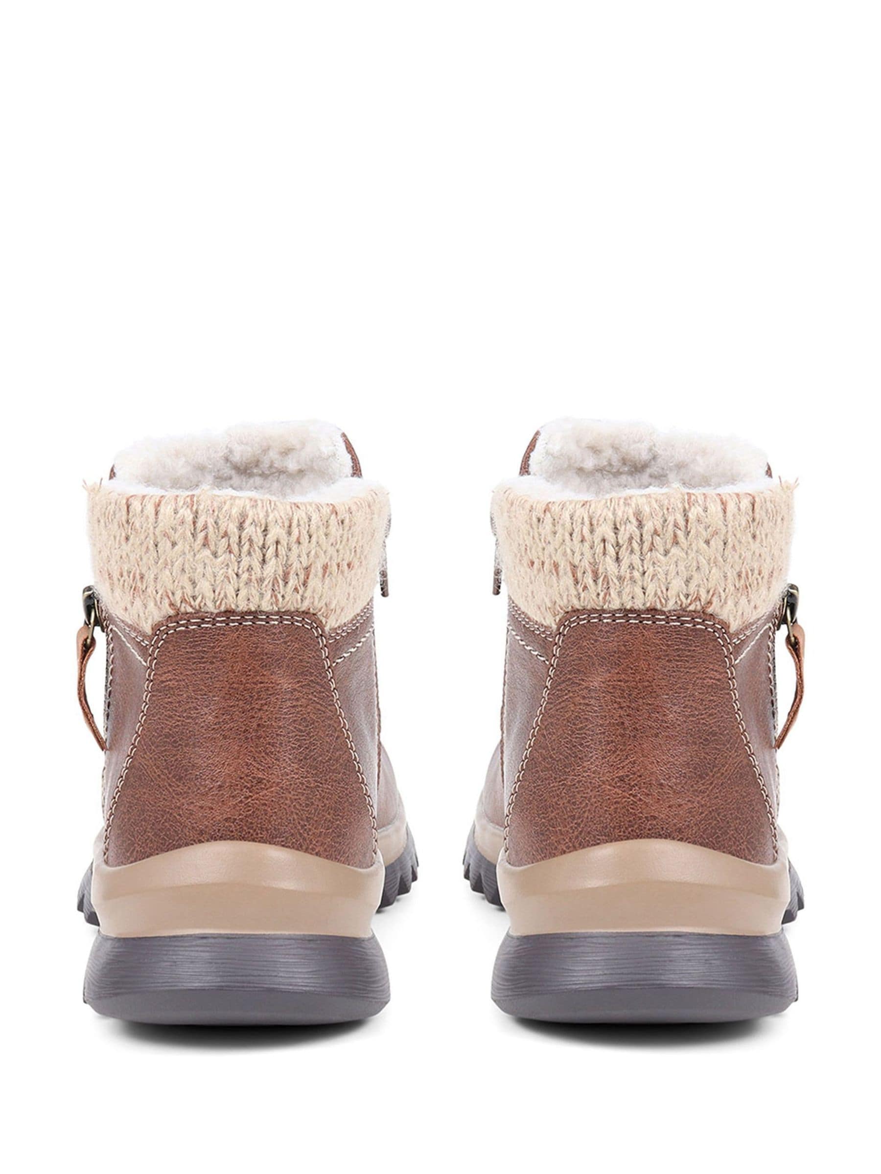 Pavers knitted cuff ankle boot hotsell