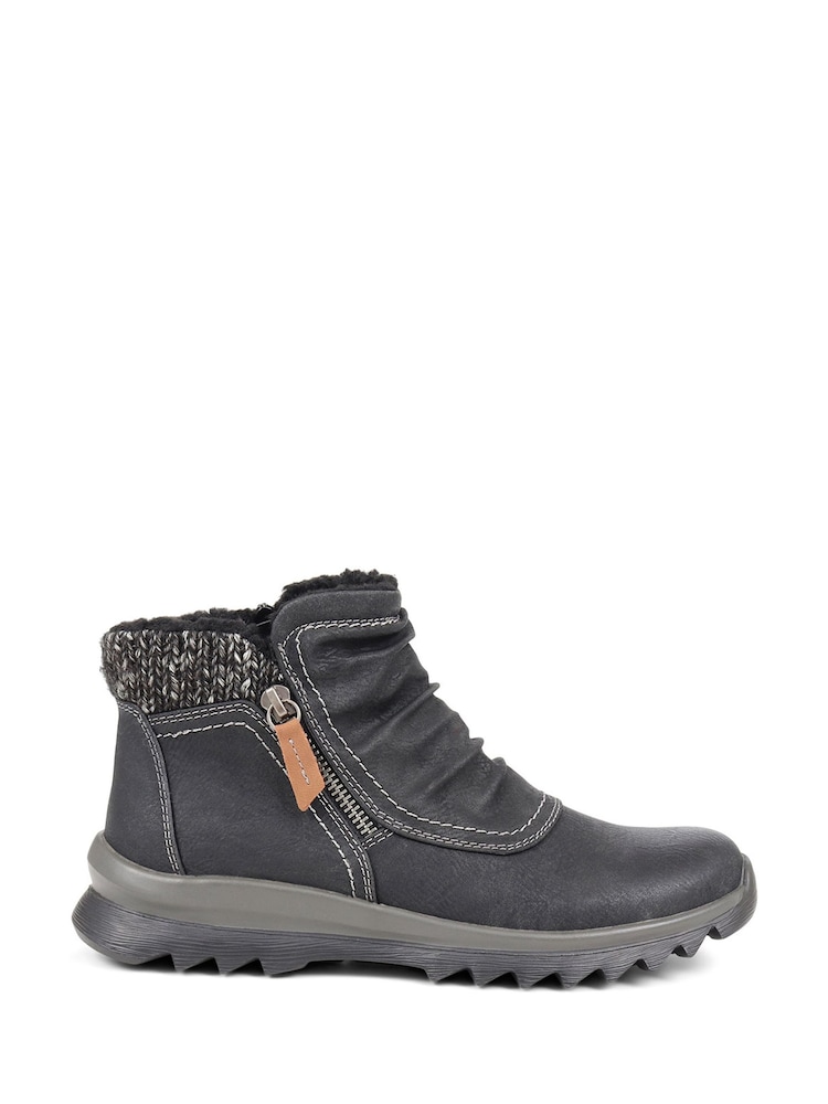 Pavers Knitted Cuff Ankle Boots - Image 1 of 5