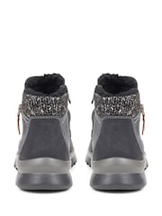 Pavers Knitted Cuff Ankle Boots - Image 3 of 5