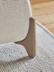 Casual Boucle Natural Oyster Oslo Upholstered Bed Frame - Image 3 of 7