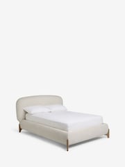Casual Boucle Natural Oyster Oslo Upholstered Bed Frame - Image 6 of 7