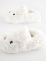 White Bunny Rabbit Slippers - Image 7 of 8