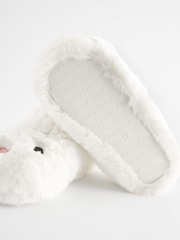 White Bunny Rabbit Slippers - Image 8 of 8