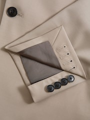 Reiss Stone Dillon Slim Fit Wool Blend Single Breasted Blazer - Image 7 of 7