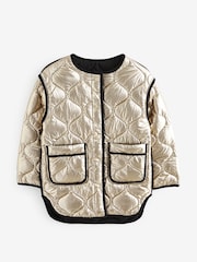 smALLSAINTS Metallic Phyllis Reversible Liner Girls Jacket - Image 10 of 15