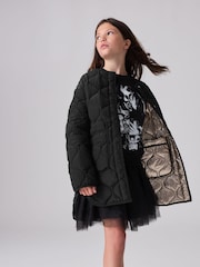 smALLSAINTS Metallic Phyllis Reversible Liner Girls Jacket - Image 3 of 15