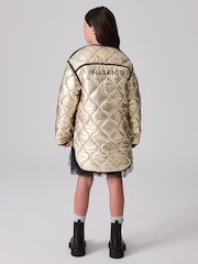 smALLSAINTS Metallic Phyllis Reversible Liner Girls Jacket - Image 5 of 15