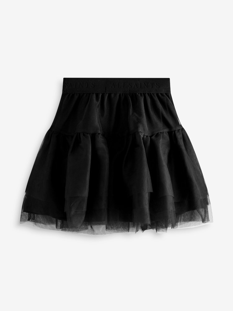 smALLSAINTS Black Tulle Tiered Girls Skirt - Image 5 of 6