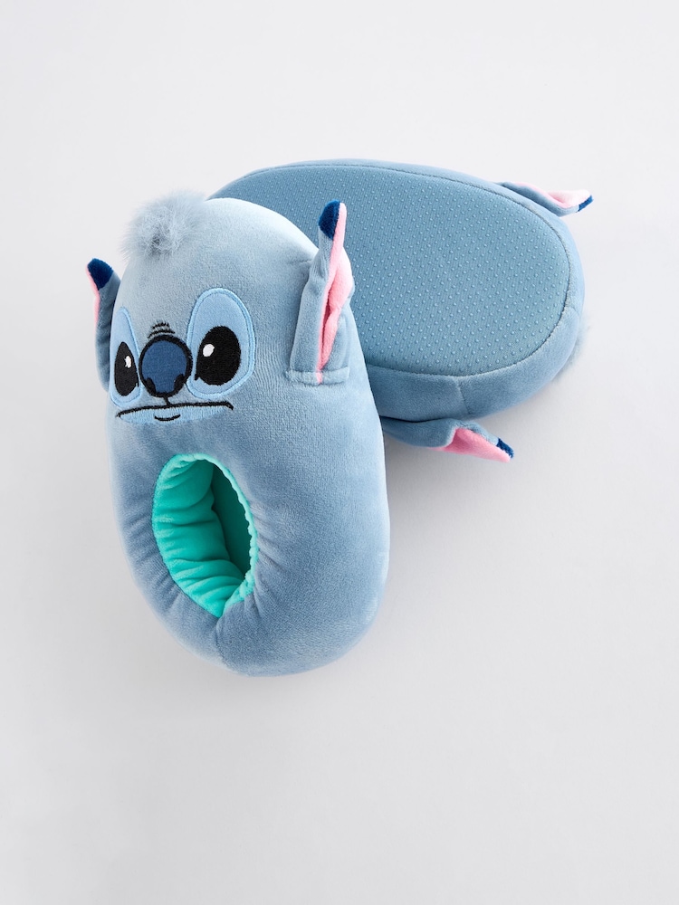 Blau - Lilo und Stitch Plüschpantoffeln - Bild 5 von 5 Blau - Lilo und Stitch Plüschpantoffeln - Bild 5 von 5