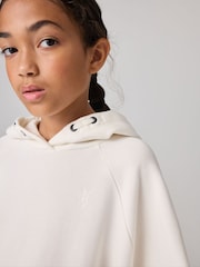smALLSAINTS Chalk White Girls Talon Embellished Hoodie - Image 3 of 8