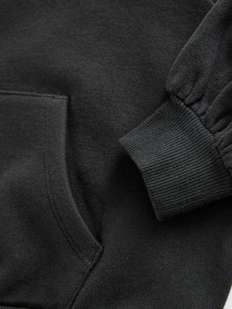 Schwarz - Smallsaints Mädchen Hoodie mit Talon-Verzierung - Bild 9 von 9 Schwarz - Smallsaints Mädchen Hoodie mit Talon-Verzierung - Bild 9 von 9
