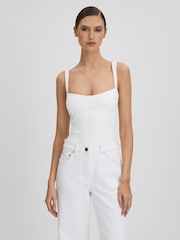 Good American White Good American Sweetheart Scuba Thong Bodies - Image 1 of 7