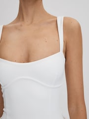 Good American White Good American Sweetheart Scuba Thong Bodies - Image 4 of 7