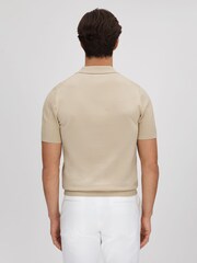 Reiss Stone Mickey Textured Modal Blend Open Collar Shirt - Image 6 of 7