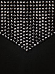 Good American Black Good American Embellished Square Neck Thong Bodies - Image 7 of 7