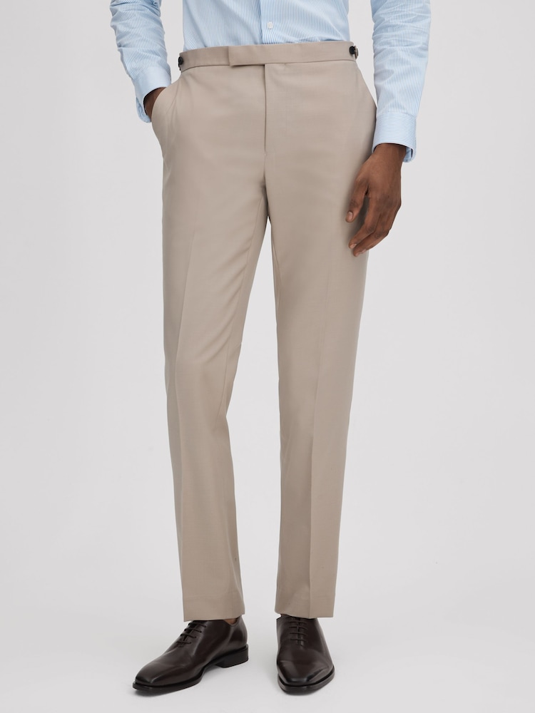 Брюки зауженного кроя из шерсти Blend Reiss Dillon - Изображение 1 из 6
