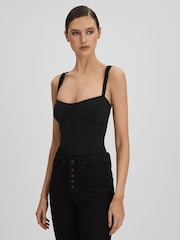 Good American Black Good American Sweetheart Scuba Thong Bodies - Image 1 of 6