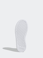 Белый - adidas кроссовки с эластичными шнурками и ремешком - Изображение 7 из 10