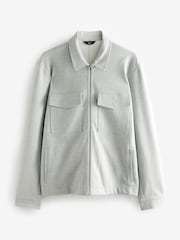 Grey EDIT Jersey Shacket - Image 5 of 9
