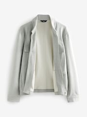 Grey EDIT Jersey Shacket - Image 6 of 9