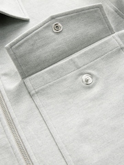 Grey EDIT Jersey Shacket - Image 8 of 9