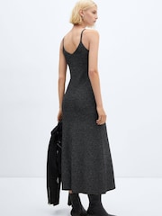 Mango Knitted Metallic Midi Dress - Image 2 of 6