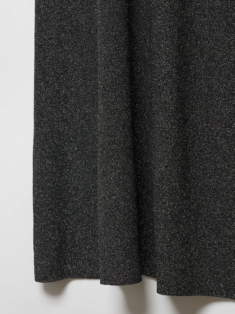 Mango Knitted Metallic Midi Dress - Image 6 of 6