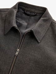 Brown Smart Textured Blouson Jacket - Image 8 of 10