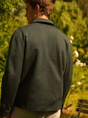 Khaki Green EDIT Jersey Shacket - Image 3 of 11