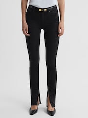 Paige Slim Fit Split Hem Jeans - Image 1 of 6