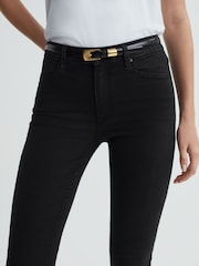Paige Slim Fit Split Hem Jeans - Image 4 of 6