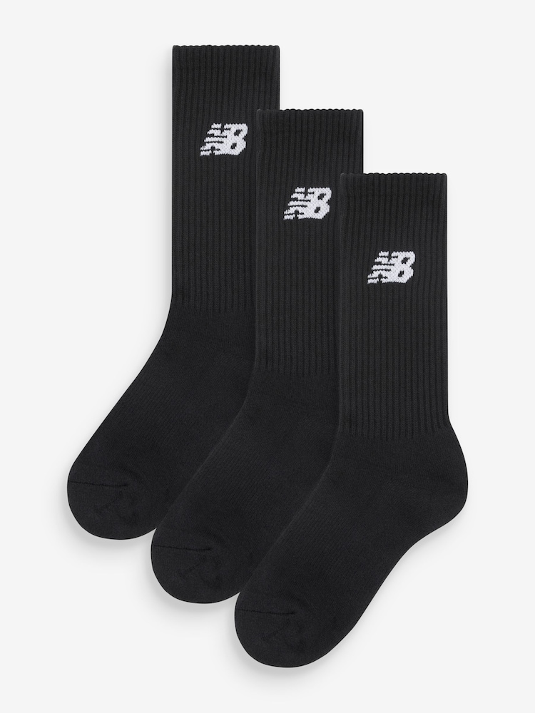 New Balance Black Everyday Crew Socks - Image 2 of 4