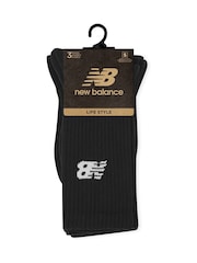 New Balance Black Everyday Crew Socks - Image 4 of 4