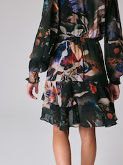 smALLSAINTS Multi Ari Floral Wrap Girls Dress - Image 6 of 9